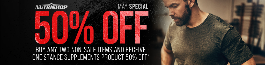 BUY ANY TWO NON-SALE ITEMS AND RECEIVE ONE STANCE SUPPLEMENT PRODUCT FOR 50% OFF*