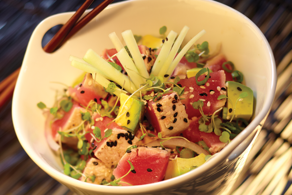 Bowl of Ahi Tuna Salad